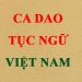 Khái quát về ca dao tục ngữ