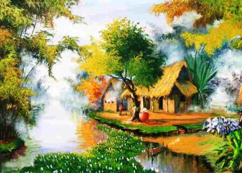 Điền văn được ví như bức tranh đẹp về cảnh đồng quê 