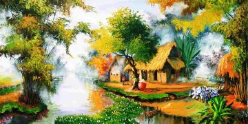 Điền văn được ví như bức tranh đẹp về cảnh đồng quê 